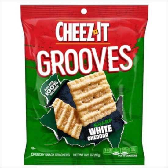 Picture of CHEEZ IT GROOVES SHARP WHITE CHEDDAR 3.25OZ