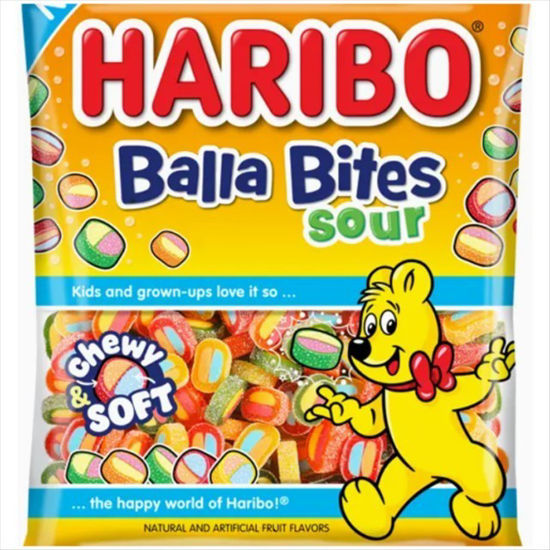 Picture of HARIBO SOUR BALLA BITES GUMMIES 4.5OZ