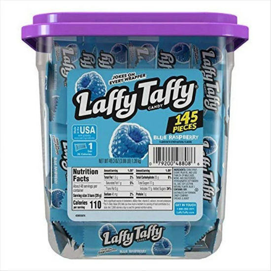 Picture of LAFFY TAFFY BLUE RASPBERRY JAR 145CT