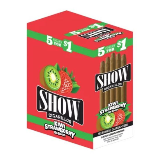 Picture of SHOW KIWI STRAWBERRY BABOOM 5 FOR 1 15CT 5PK