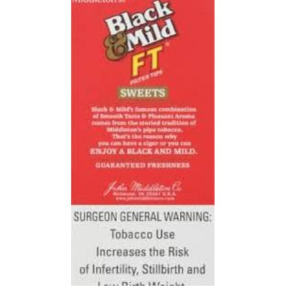 Picture of BLACK & MILD SWEET FILTER TIP 5PK