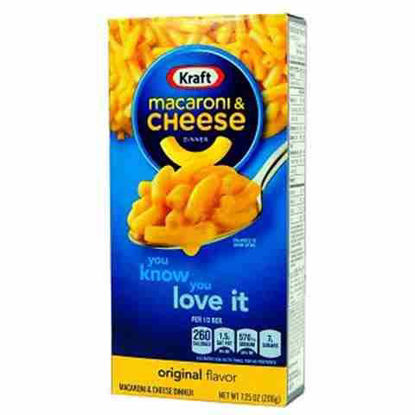 Picture of KRAFT MACARONI N CHEESE 7.25OZ