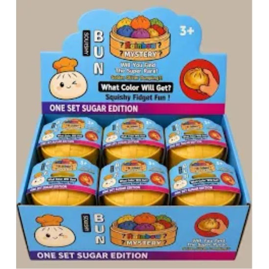 Picture of SQUISHY BUN RAINBOW MYSTERY 2 12CT