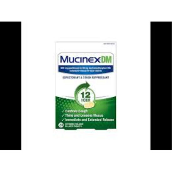 Picture of MUCINEX DM COUGH SUPPRESSANT TABLETS 2PK 20CT