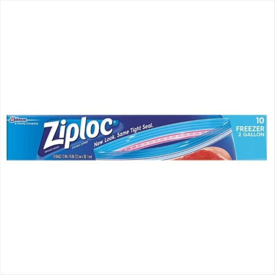 Picture of ZIPLOC FREEZER BAG JUMBO 2 GALLON 13 X 15 IN 10CT