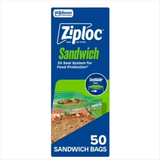 Picture of ZIPLOC SANDWICH BAG 50CT