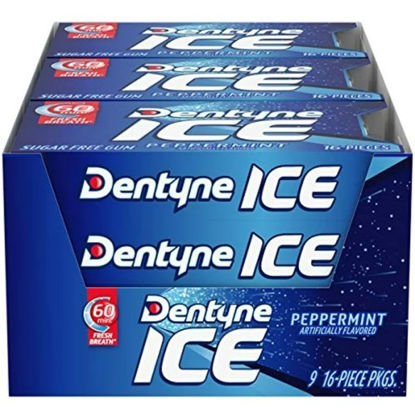 Picture of DENTYNE ICE GUM PEPPERMINT 16PK 9CT